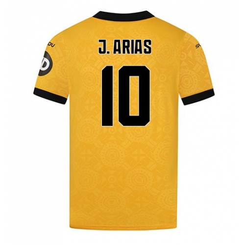 Billige Fotballdrakt Wolves Jhon Arias #10 Replika Hjemmedrakt 2025-26 Kortermet Billige Fotballdrakt Wolves Jhon Arias #10 Replika Hjemmedrakt 2025-26 Kortermet